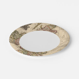 British Islands, England, Ireland Paper Plates