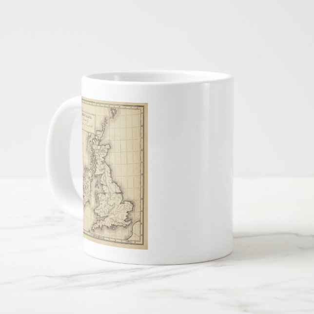 British Islands Giant Coffee Mug (Front Left)