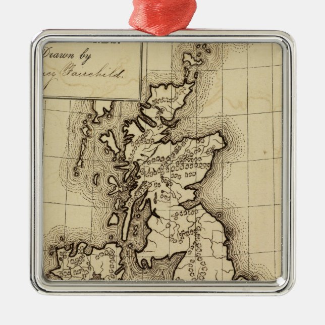 British Islands Metal Ornament (Front)