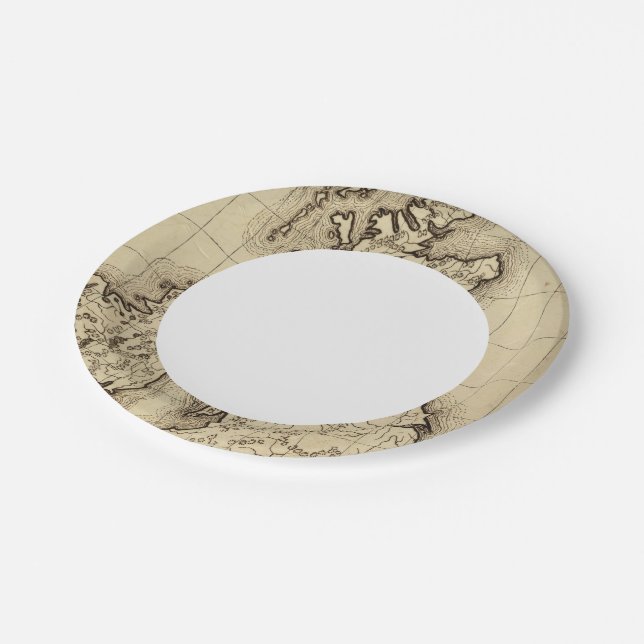 British Islands Paper Plates (Angled)