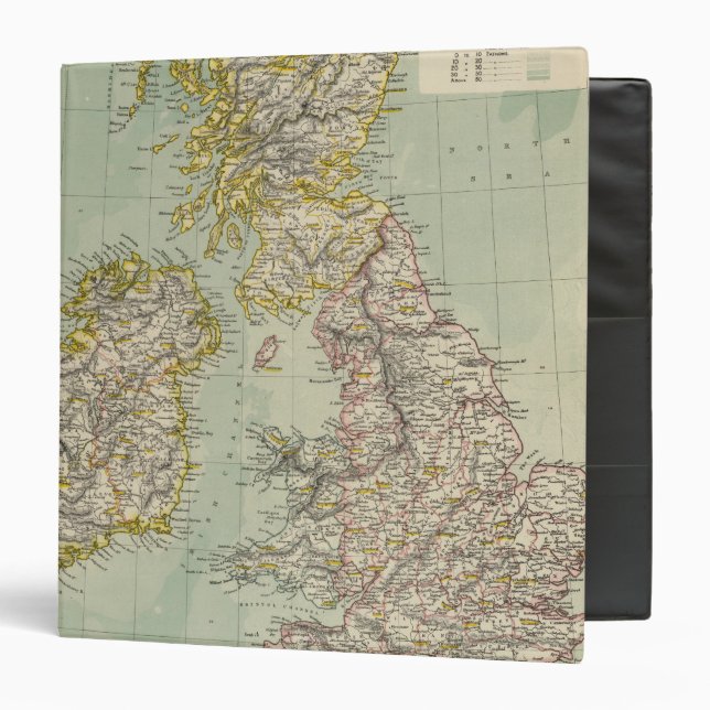 British Isles 11 3 Ring Binder (Front/Inside)