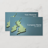 British Isles 3d 01 Business Card (Front/Back)