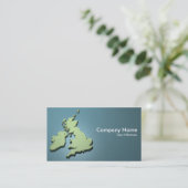 British Isles 3d 01 Business Card (Standing Front)