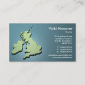 British Isles 3d 01 Business Card (Back)