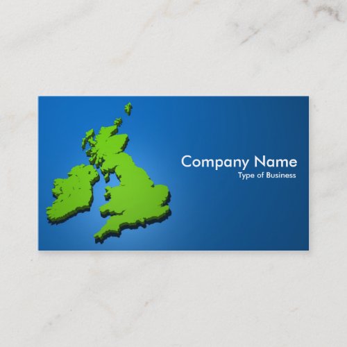 British Isles 3d 02 Business Card Template