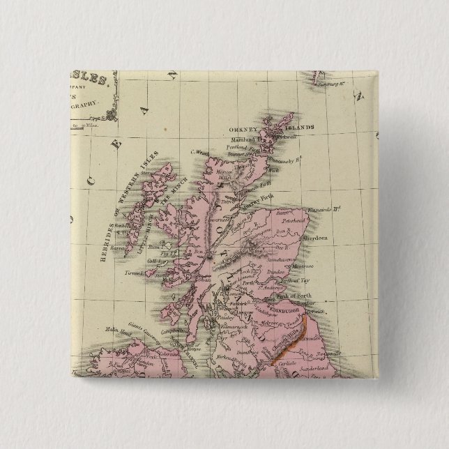 British Isles 5 Button (Front)