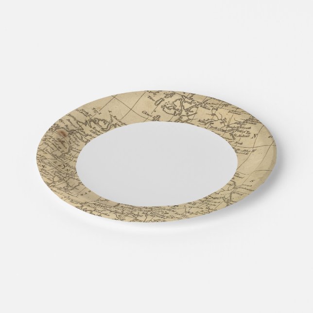 British Isles 5 Paper Plates (Angled)