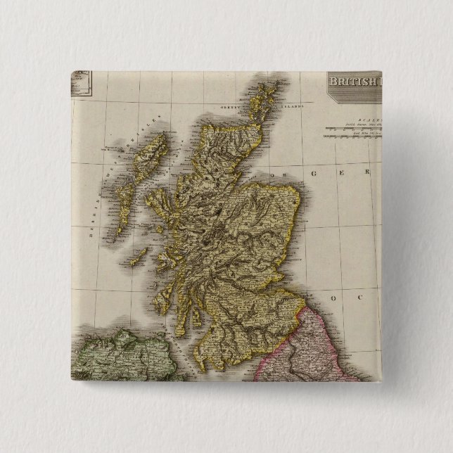 British Isles 7 Button (Front)