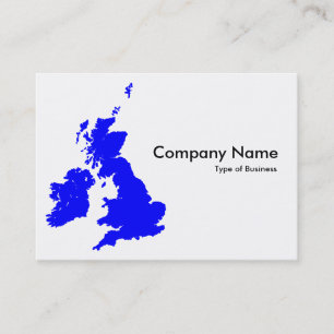 British Isles - Blue Business Card