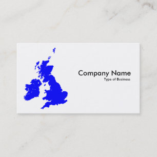 British Isles - Blue Business Card