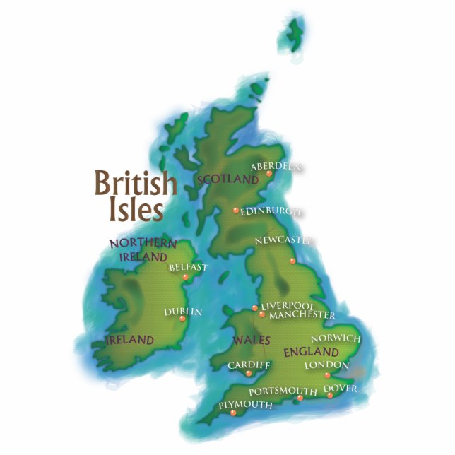 British Isles Cutout (Front)