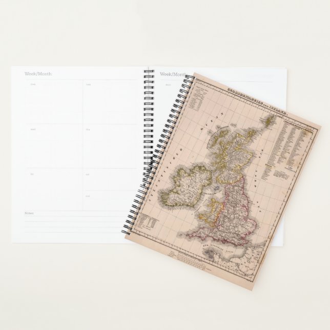 British Isles, England, Ireland Planner (Display)