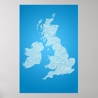 British Isles is the Word Poster