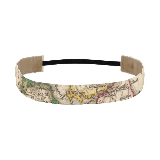 British Isles Map Athletic Headband (Front)