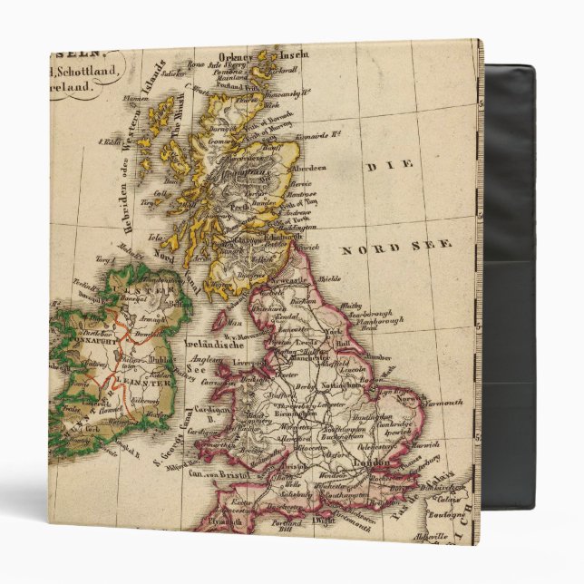 British Isles Map Binder (Front/Inside)