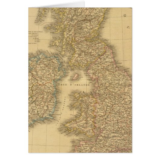 British Isles Map Cards (Front)