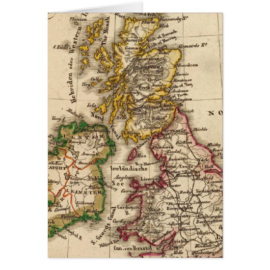 British Isles Map Cards (Front)