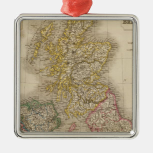 British Isles Metal Ornament