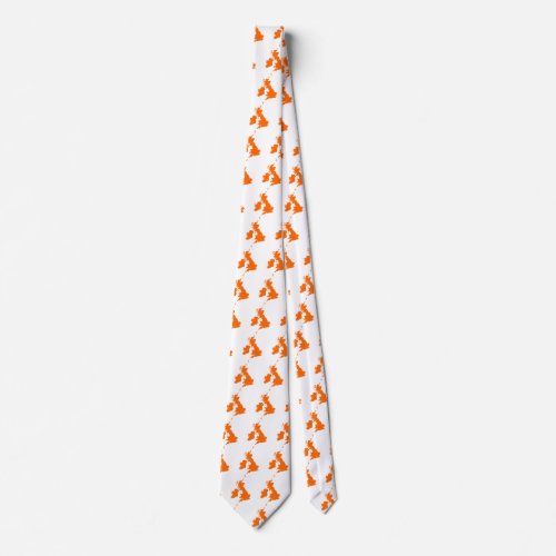 British Isles _ Orange Neck Tie