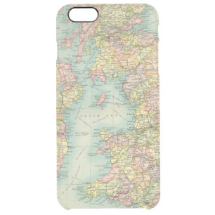 British Isles political map Clear iPhone 6 Plus Case