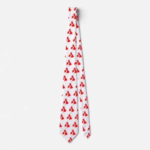 British Isles _ Red Neck Tie