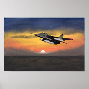 British Jaguar Jet Fighter 1984 Europe. Poster