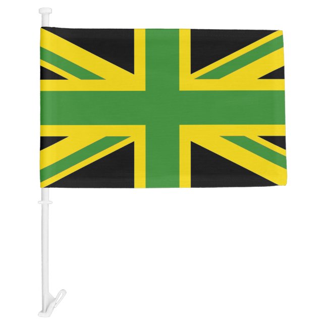 British - Jamaican Union Jack Flag  (Front)