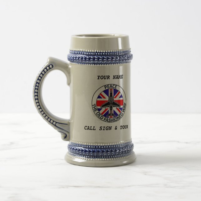 BRITISH JTAC BEER STEIN (Left)