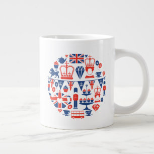 British Jubilee Icons Giant Coffee Mug