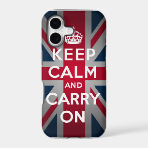 British Keep Calm Carry iPhone 5 Mate Tough™ Case