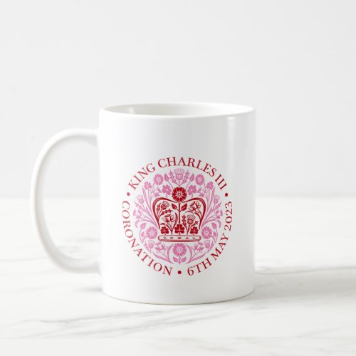 British King III Charles Memorabilia Coronation Coffee Mug