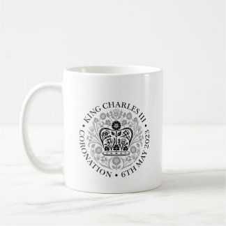 British King III Charles Memorabilia Coronation Coffee Mug