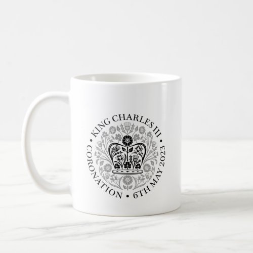 British King III Charles Memorabilia Coronation Coffee Mug