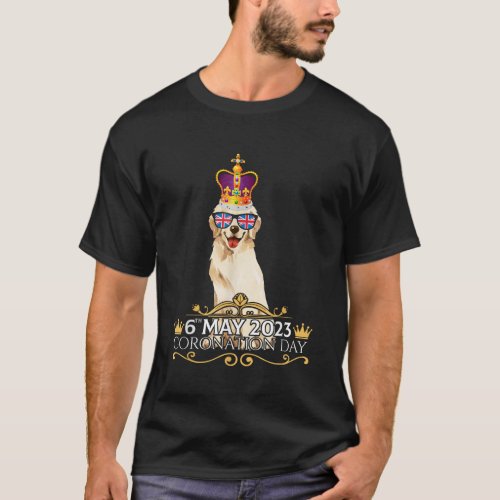 British King III Coronation Day 2023 Labrador Retr T_Shirt