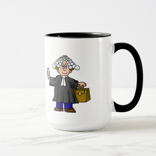 British Lawyer or Barrister Mug (Right)