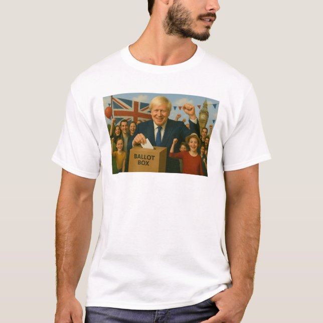British Leader Casts Historic Vote T-Shirt (Front)