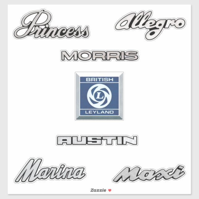 British Leyland Theme  Sticker (Sheet)