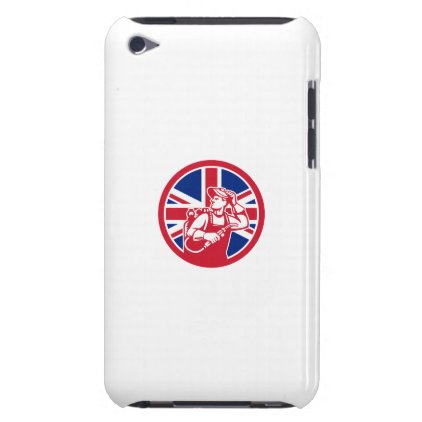 British Lit Operator Union Jack Flag Icon Barely There iPod Case