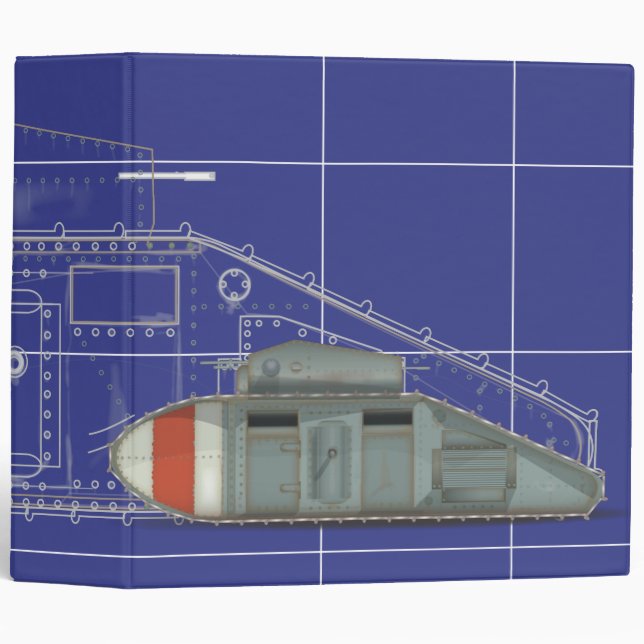 British Mark 1 Tank Binder (Front/Spine)