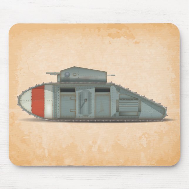 British Mark 1 Tank Mouse Pad (Front)