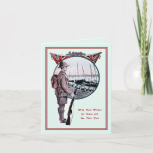 British Military history Christmas Holiday Card