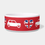 British Mini Cooper Hearts - Red<br><div class="desc">Mini Coopers paired with a Union Jack hearts on a field of red. Made for all those who love classic British cars,  especially the Austin Mini,  Morris Mini,  etc. If you would like different colorways or sizes,  please let me know!</div>