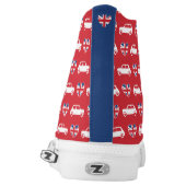 British Mini Cooper Hearts - Red Shoes (Left Shoe Back)