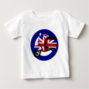 British mod scooter on target baby T-Shirt