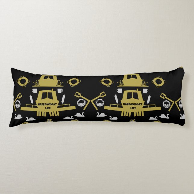 British Narrowboat Gifts Body Pillow (Front)
