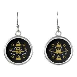 British Narrowboat Gifts Earrings