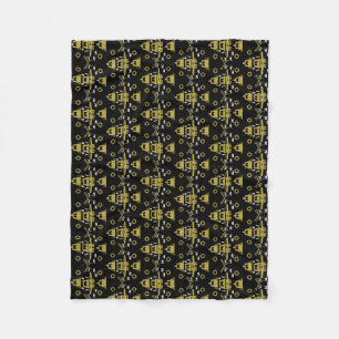 British Narrowboat Gifts Fleece Blanket