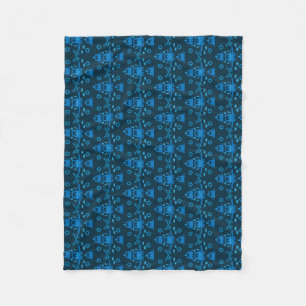 British Narrowboat Gifts Fleece Blanket