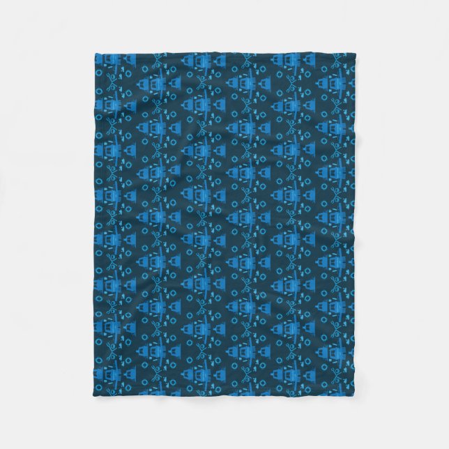 British Narrowboat Gifts Fleece Blanket (Front)