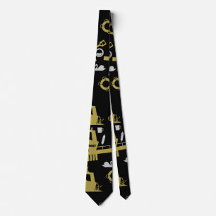British Narrowboat Gifts Neck Tie